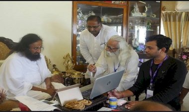 आर्ट ऑफ़ लिविंग में अमृत कृषि पर चर्चा